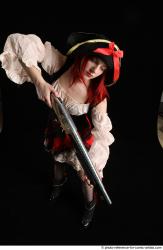 DARINA STANDING POSE WITH SHOTGUN